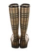 Burberry Rubber Printed Rain Boots