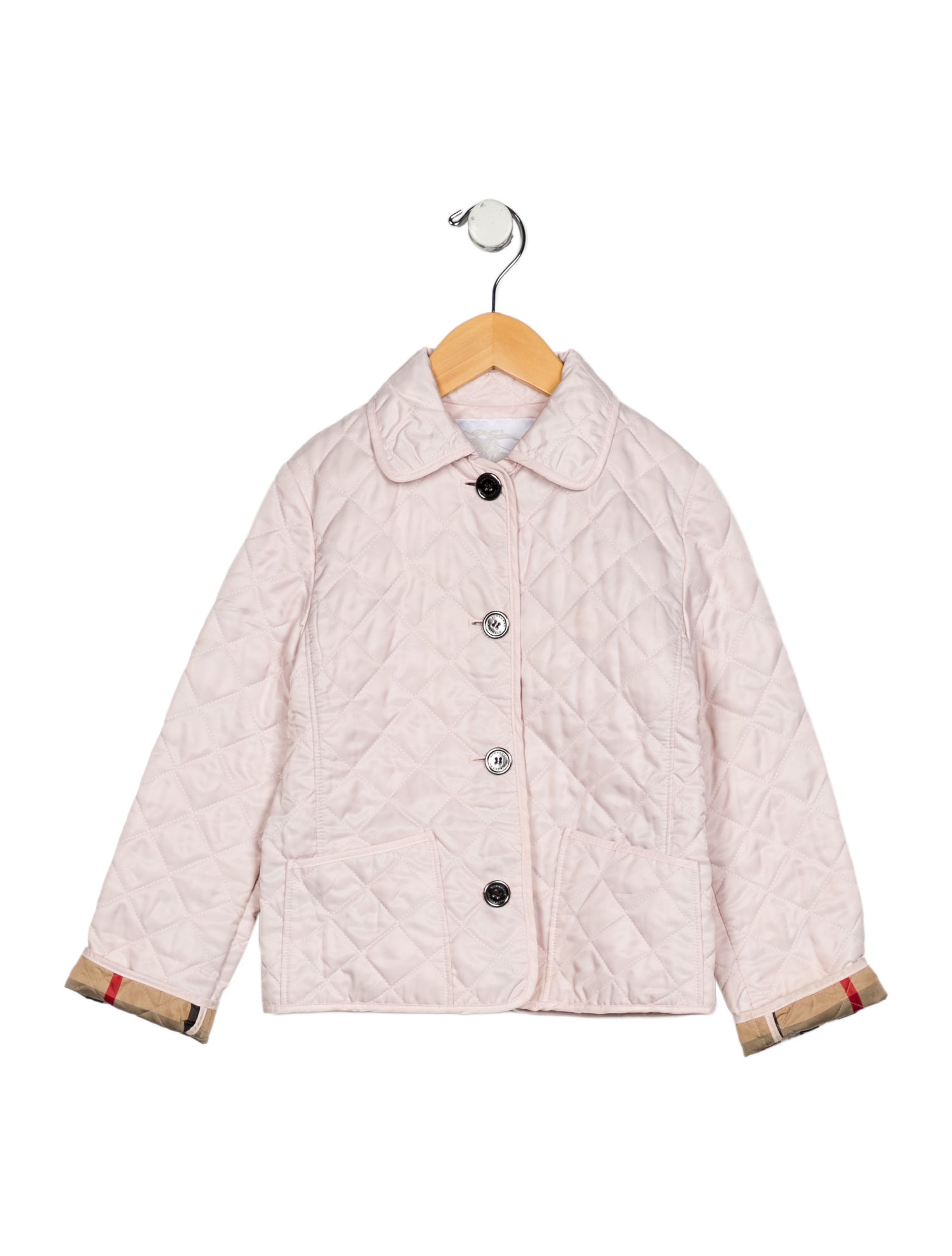 Burberry Girls' Short Quilted Coat
