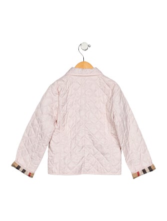 Burberry Girls' Short Quilted Coat
