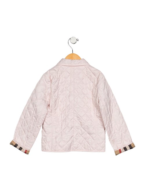 Burberry Girls' Short Quilted Coat