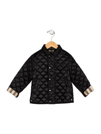 Burberry Toddler Boys' Short Quilted Coat