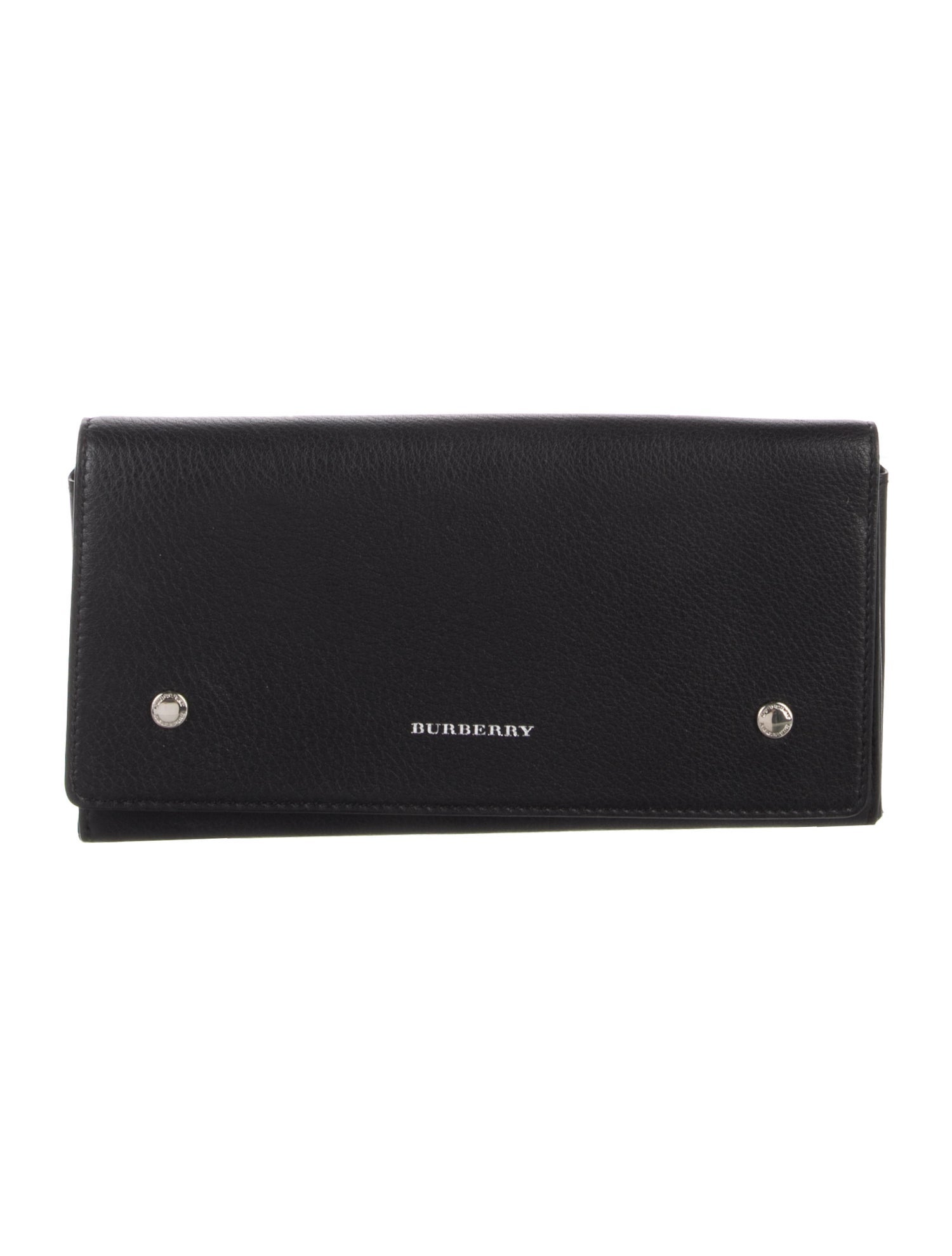 Burberry Nova Check Pattern Leather Wallet