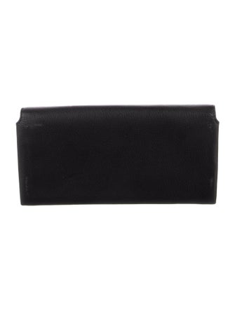 Burberry Nova Check Pattern Leather Wallet