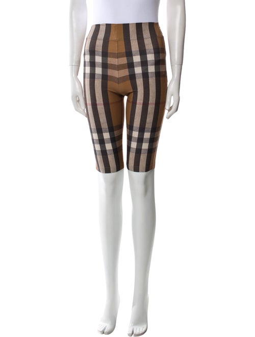 Burberry Andrea Check Cycling Shorts Knee-Length Shorts