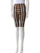 Burberry Andrea Check Cycling Shorts Knee-Length Shorts
