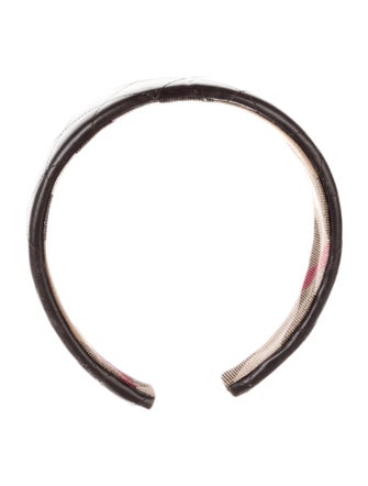 Burberry Leather Hair Band