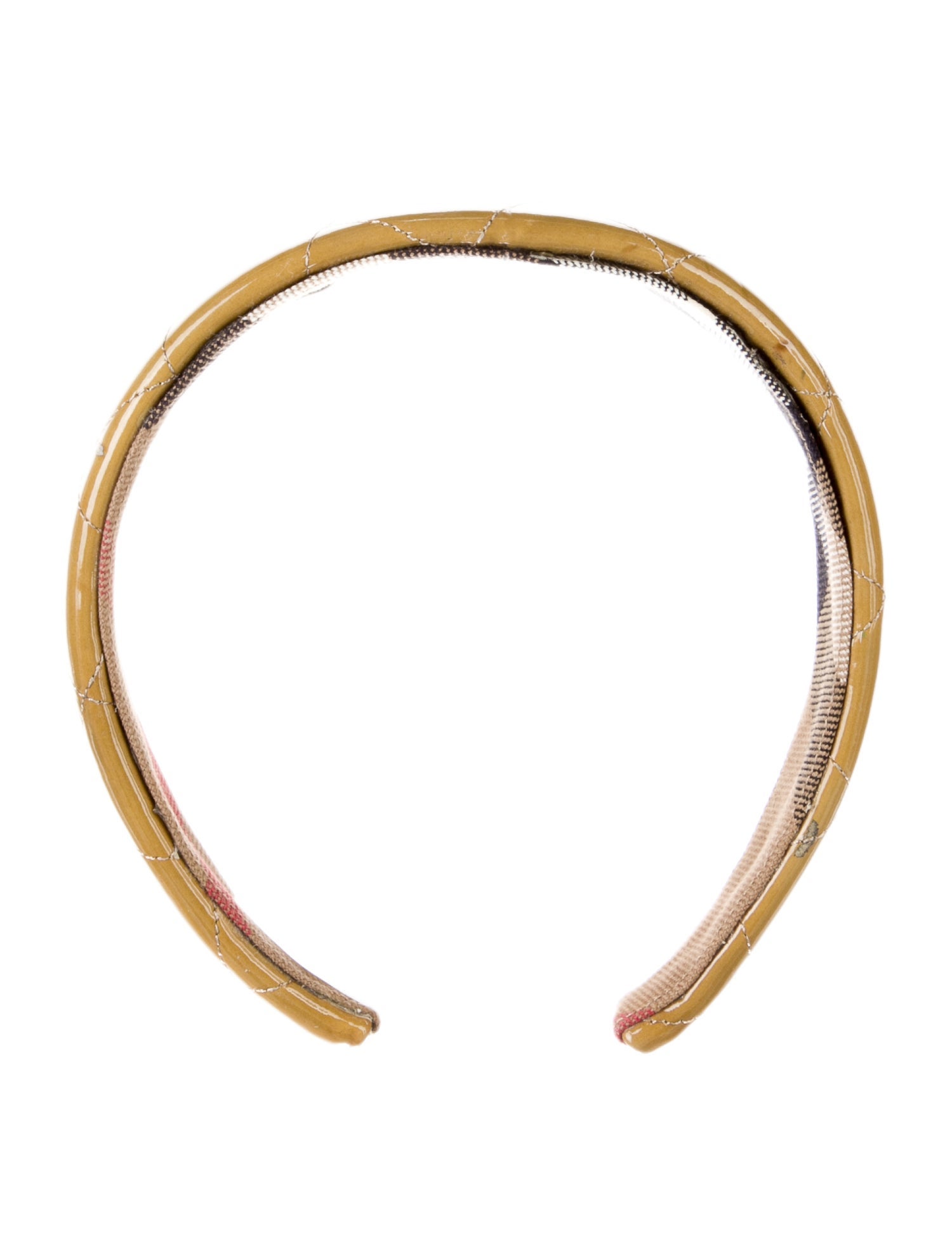 Burberry Patent Leather Hair Band
