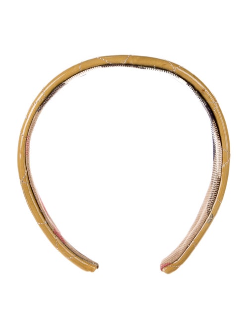Burberry Patent Leather Hair Band