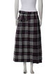 Burberry Wool Midi Length Skirt