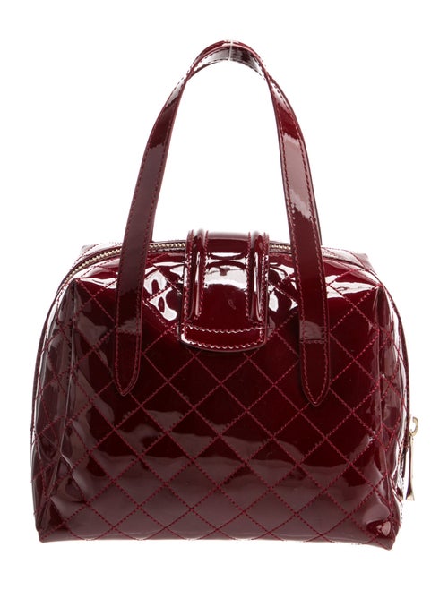 Burberry Monogram Vernis Top Handle Bag