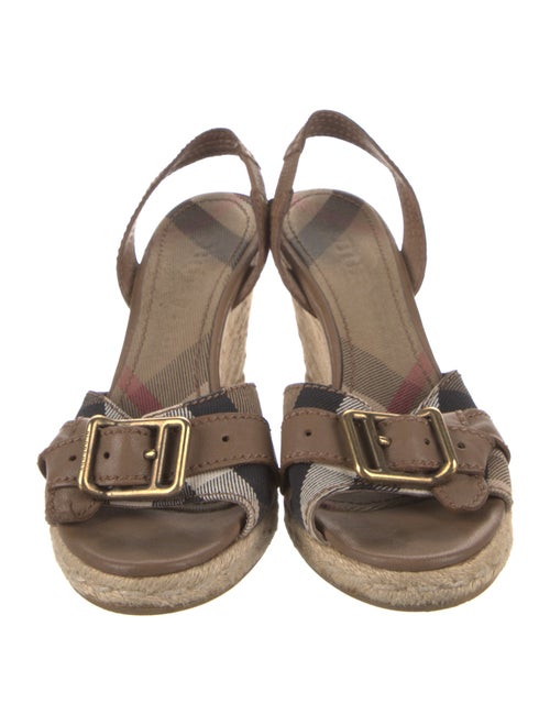 Burberry House Check Pattern Canvas Espadrilles