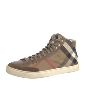 Burberry Canvas Printed Sneakers