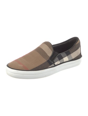 Burberry Canvas Printed Sneakers