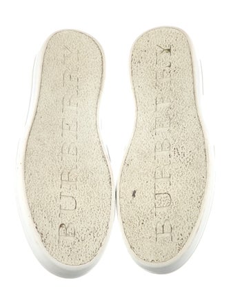 Burberry Canvas Printed Sneakers