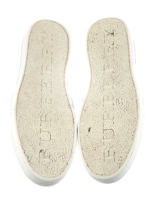 Burberry Canvas Printed Sneakers
