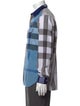 Burberry Plaid Print Long Sleeve Shirt