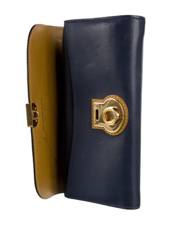Burberry Leather Continental Wallet
