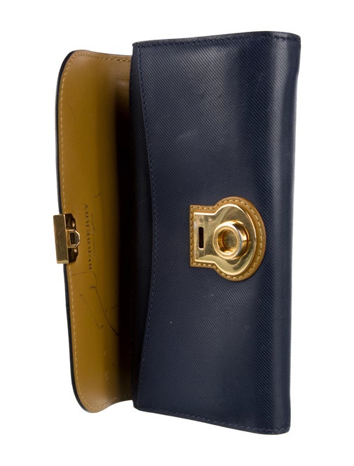 Burberry Leather Continental Wallet