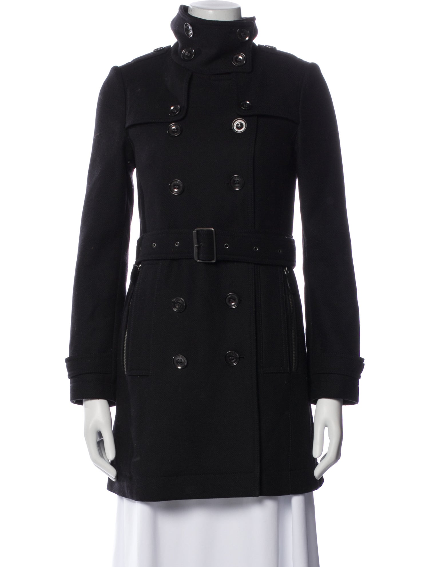 Burberry Virgin Wool Trench Coat