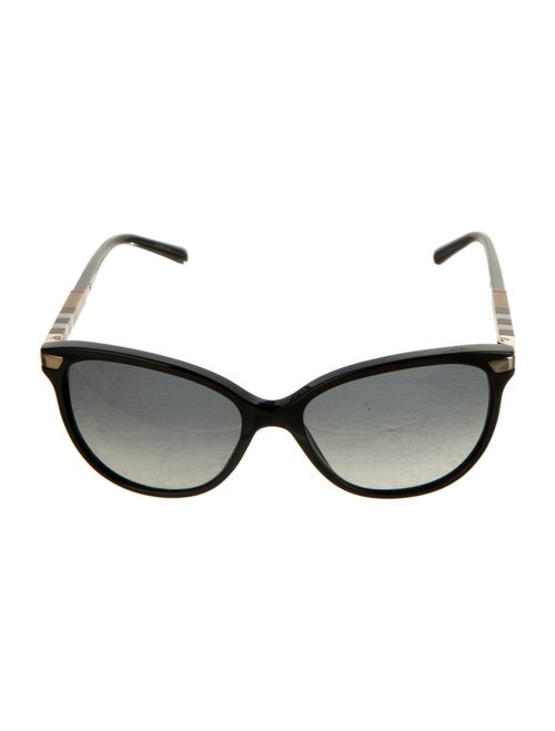 Burberry Nova Check Pattern Cat-Eye Sunglasses