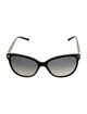 Burberry Nova Check Pattern Cat-Eye Sunglasses