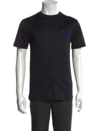 Burberry Nova Check Pattern Crew Neck T-Shirt