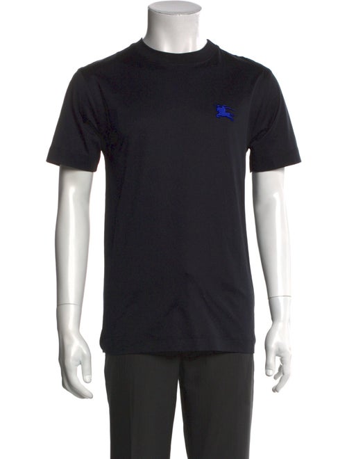 Burberry Nova Check Pattern Crew Neck T-Shirt