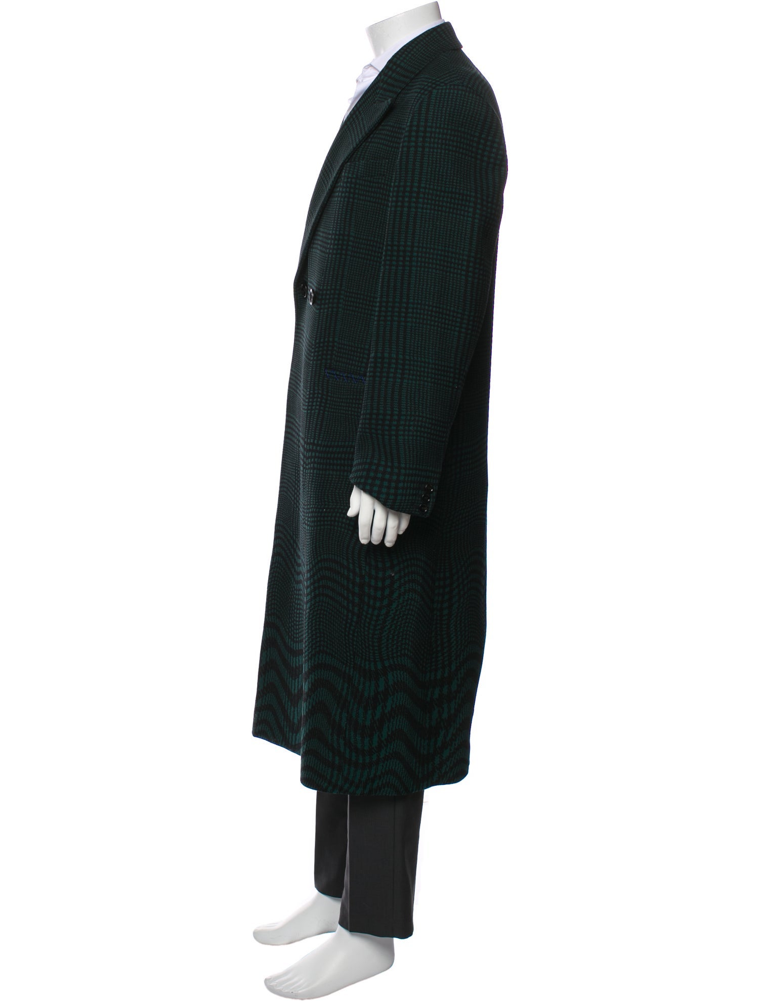 Burberry Plaid Print Overcoat w/ Tags