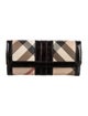 Burberry Nova Check Pattern Continental Wallet