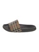 Burberry House Check Pattern Rubber Slides
