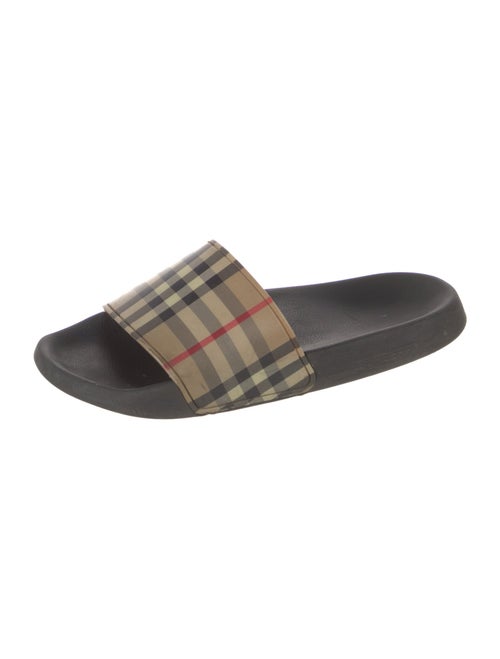Burberry House Check Pattern Rubber Slides