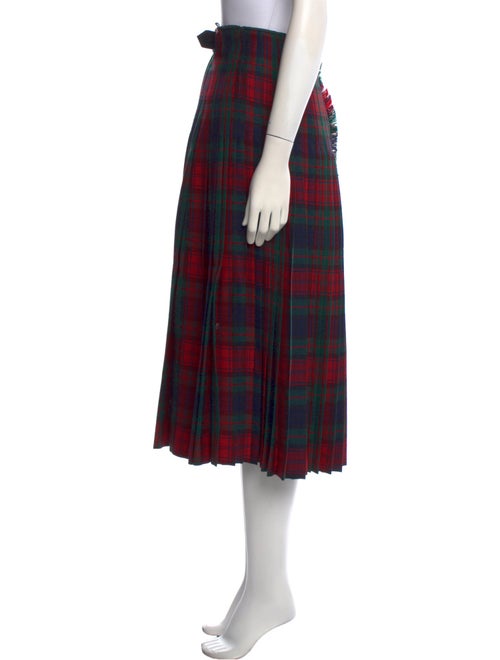 Burberry Wool Midi Length Skirt