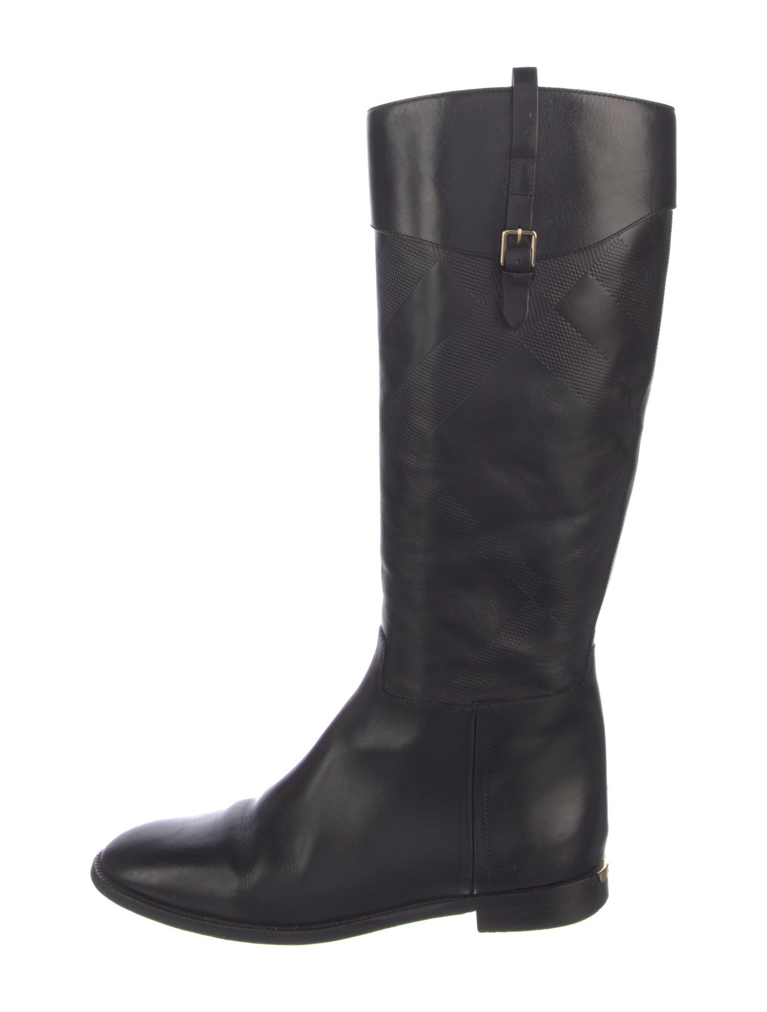 Burberry Leather Riding Boots