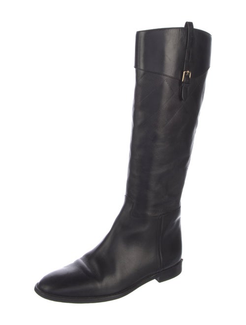 Burberry Leather Riding Boots