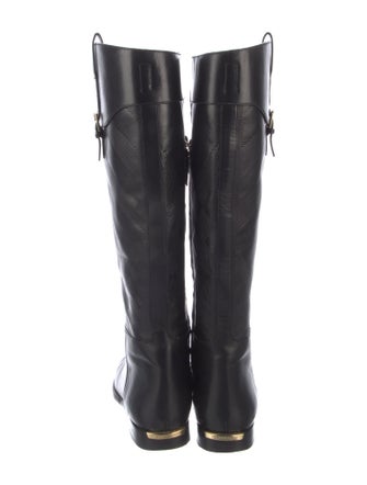Burberry Leather Riding Boots