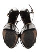 Burberry Leather T-Strap Sandals