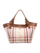 Burberry Prorsum Rainbow Check Tote