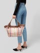 Burberry Prorsum Rainbow Check Tote