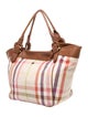 Burberry Prorsum Rainbow Check Tote