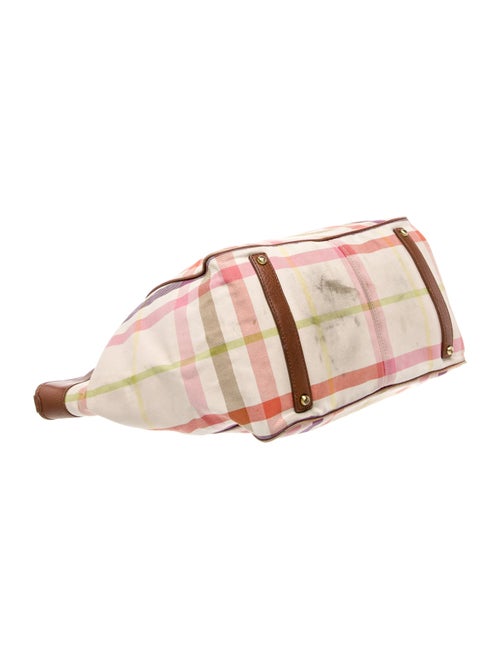 Burberry Prorsum Rainbow Check Tote