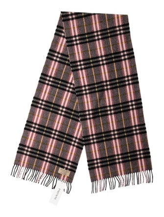 Burberry Cashmere Striped Scarf