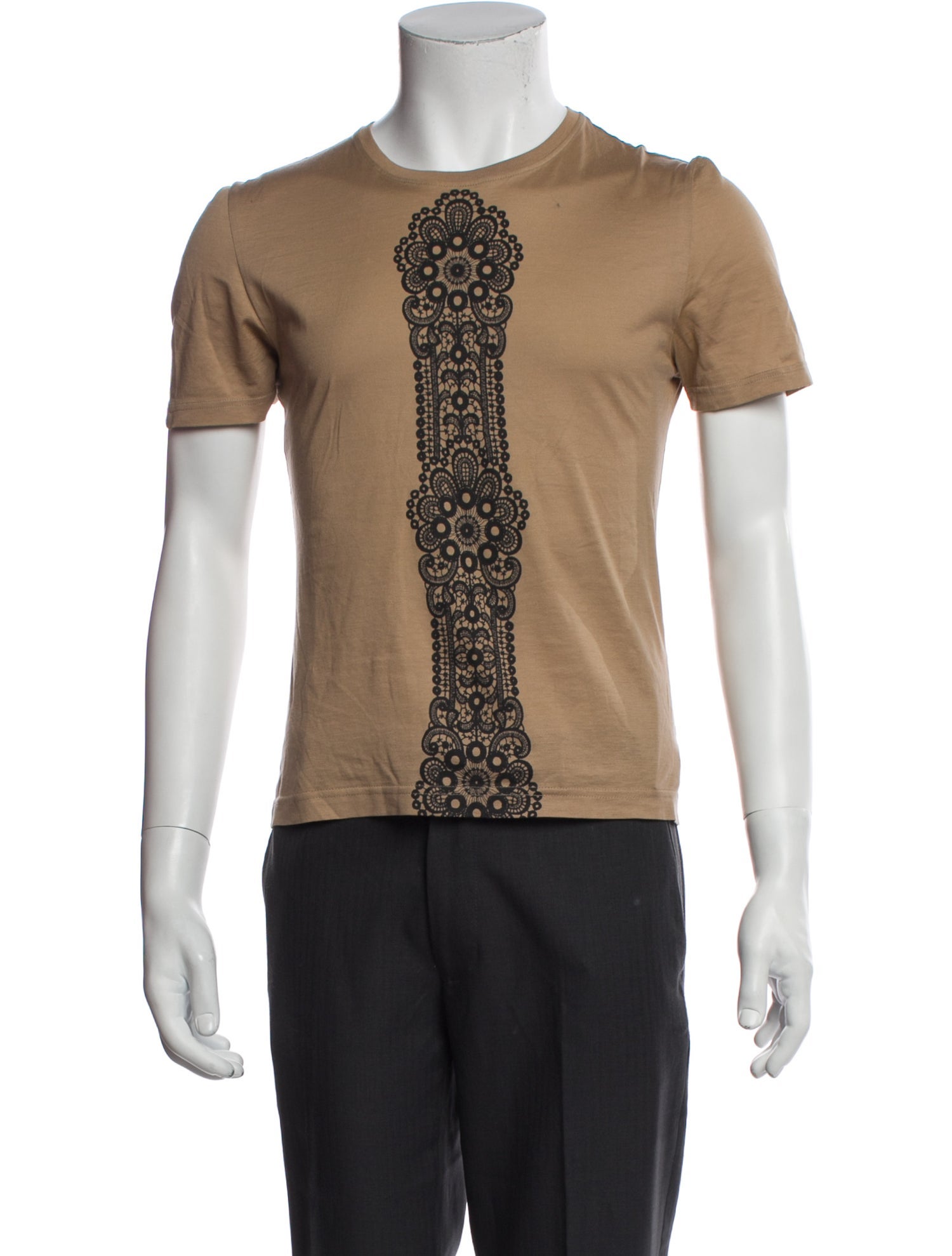 Burberry Prorsum Graphic Print Crew Neck T-Shirt