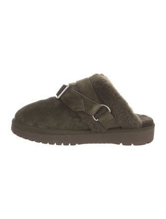 Burberry Suede Mules