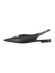 Burberry Leather Slingback Flats