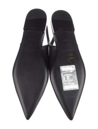 Burberry Leather Slingback Flats