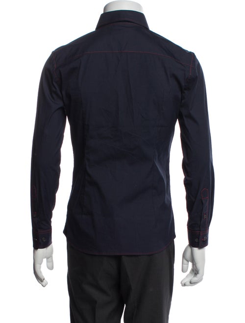 Burberry London House Check Pattern Long Sleeve Dress Shirt