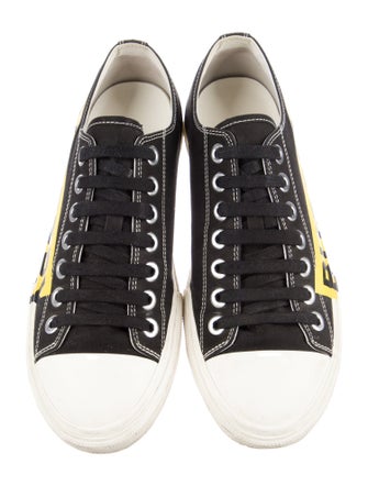 Burberry Canvas Printed Sneakers