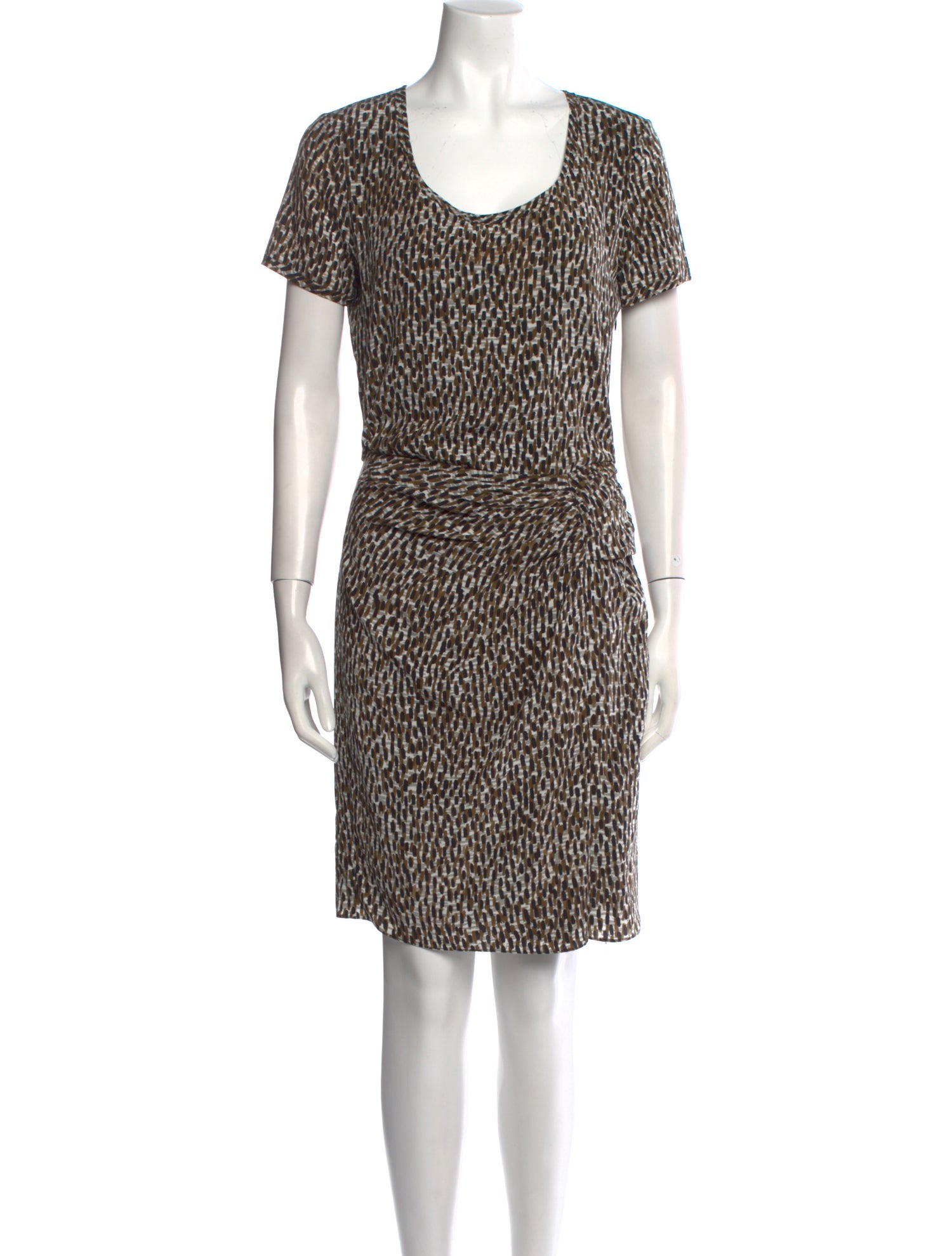 Burberry Silk Knee-Length Dress