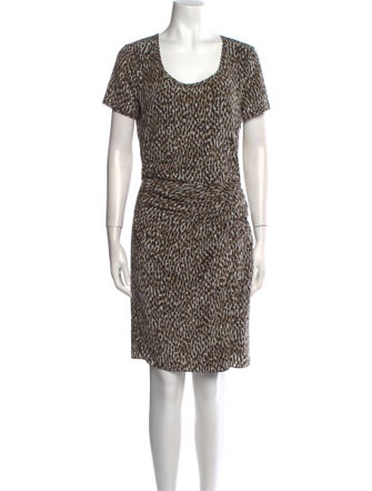 Burberry Silk Knee-Length Dress