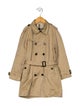 Burberry kid boys' neutral coat